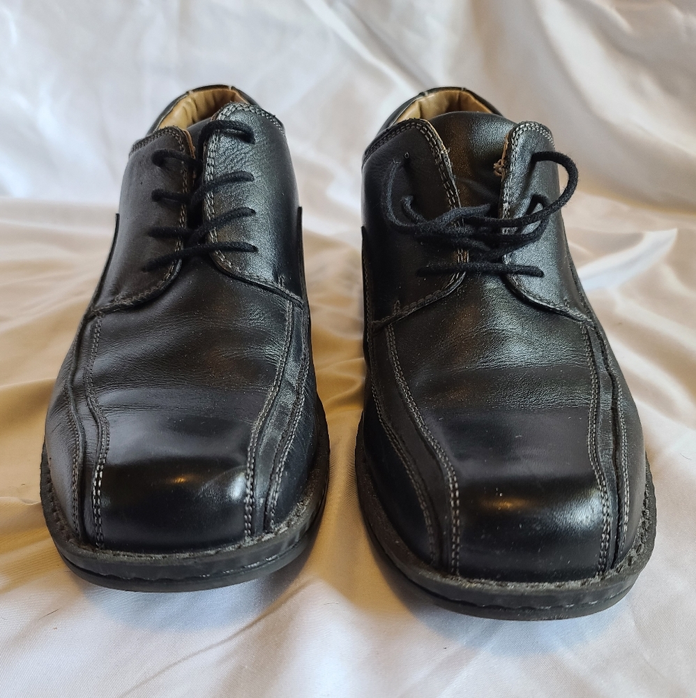 Dockers Men's Black Leather Oxford Pro Style Shoes